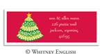 Whitney English Address Labels - Little Tree (Holiday) (615322)